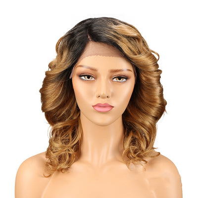 Long Curly Lace Front Human Hair Wig