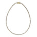 Amazon Europe and America popular micro zircon necklace single row 4mm-6mm men's hip hop 3-fork tennis chain