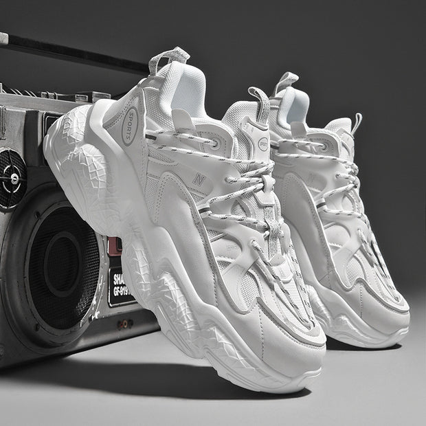 Ins Super Fire Paris Old Shoes Men And Women Trend Korean Version Of The Wild Net Red Putian Poisonous Thick-soled Casual Sneakers