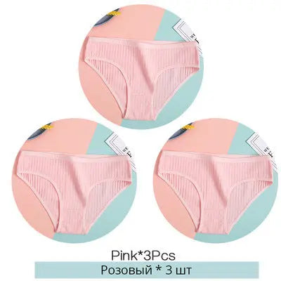 Women Underpants Solid Girls Briefs Sexy Female Lingerie M-XL Comfort Underwear Douson Odeh