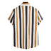 Shirt Printing Casual Men's Short-sleeved Shirt Lapel Top Men Douson Odeh