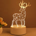 3D Acrylic LED Night Light USB Neon Lamp for Home Decor & Gifts