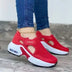 Large Size Thick Bottom Wedge Heel Velcro Casual Shoes Breathable Sneakers Women Douson Odeh