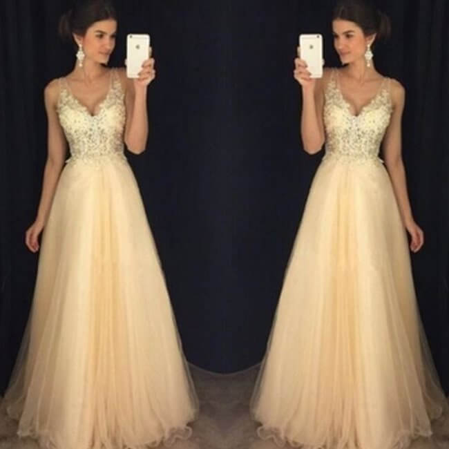 Lady Lace Dresses Evening Gown Wedding