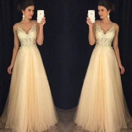 Lady Lace Dresses Evening Gown Wedding