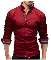 Classic Inner Slim Men Shirt Douson Odeh