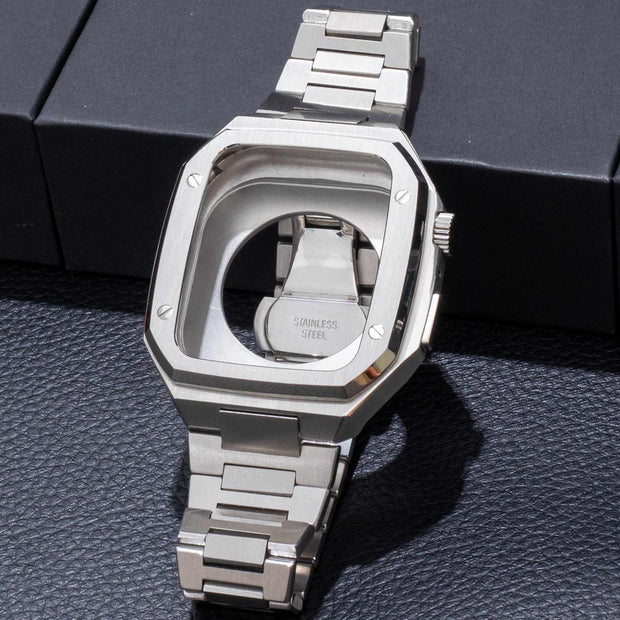 Watch Strap Modification Metal Stainless Steel Watch Integrated Case Protective Case