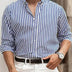 Casual Autumn New Long Sleeve Shirt Men Douson Odeh