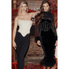 Autumn Dress Style Fashion Furry Waist Mesh Stitchin