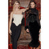 Autumn Dress Style Fashion Furry Waist Mesh Stitchin