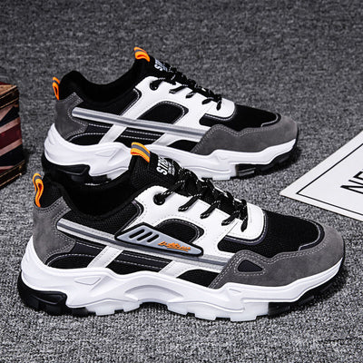 Fashion Clunky Sneakers Korean Style Trendy All-matching Sneaker Casual Men's Shoes