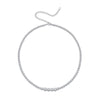 In The Name Of Light Luxurious Fashion Diamond Pendant Necklace Set With Mosan Diamond Silver Ornaments