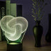 Twist Abstract LED 3D Night Light Touch Control | Colorful Acrylic Mood Lamp