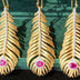 Light Luxury 925 Silver Brushed Feather Pendant Necklace