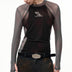 Tight Mesh Stitching Long Sleeves
