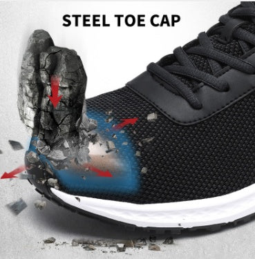 Safety Shoe Lightweight Breathable Reflective Casual Sneaker
