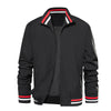 Men's Bomber Jacket Lightweight Casual Windbreaker Spring Fall Zip Up Coat
