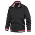 Men's Bomber Jacket Lightweight Casual Windbreaker Spring Fall Zip Up Coat