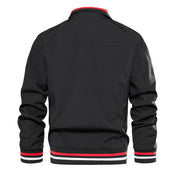 Men's Bomber Jacket Lightweight Casual Windbreaker Spring Fall Zip Up Coat
