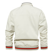 Men's Bomber Jacket Lightweight Casual Windbreaker Spring Fall Zip Up Coat