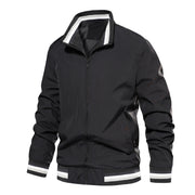 Men's Bomber Jacket Lightweight Casual Windbreaker Spring Fall Zip Up Coat