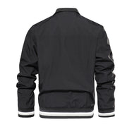 Men's Bomber Jacket Lightweight Casual Windbreaker Spring Fall Zip Up Coat
