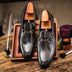Horsebit Leather Shoes Round Toe Casual Shoes Men Douson Odeh