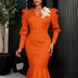 Waist-cinching Figure-flattering Mermaid Gown For Banquets