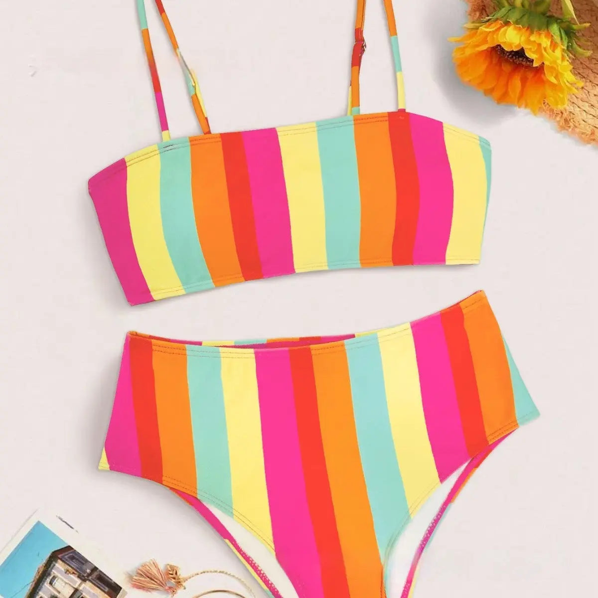 Printed Sexy Split Bikini Swimsuit For Women Douson Odeh