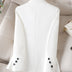 Spring And Autumn Khaki Suit Jacket For Women's Slimming