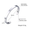 Stainless Steel Glossy Bracelet With Drill