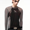 Tight Mesh Stitching Long Sleeves