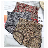 Belly Contracting Hip Lifting Sexy Seamless Leopard Print High Waist Soft Breathable Underwear For Women Douson Odeh