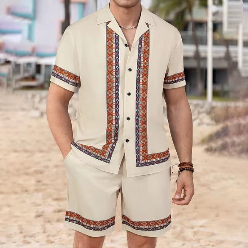 Men's Fashion Personality 3D Digital Printing Suit
