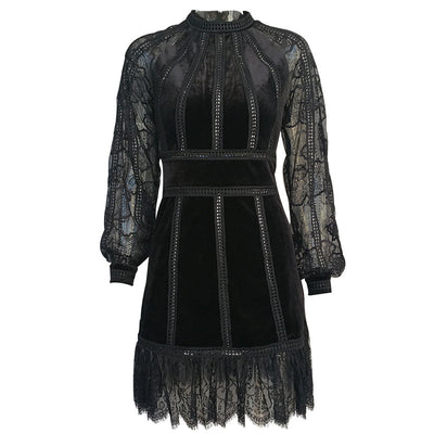 Beaded Sheer Dress