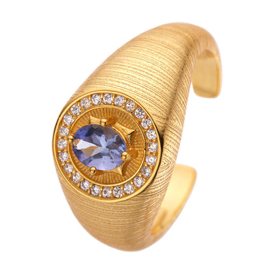 S925 Sterling Silver Zircon Ring
