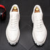 All-match Casual Leather Shoes, Personalized Pointed Shoes, High-top Sneakers Douson Odeh