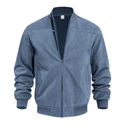 Men's Casual Plus Size Suede Zipper Men's Jacket