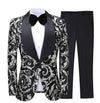 Two-piece suit men's suit