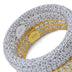 925 silver micro-studded zircon ring sterling silver jewelry hiphop hip-hop personality men's ring