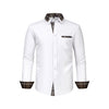Large Size Patchwork Flower Collar Long Sleeved Men