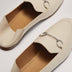 Cream Flats Shoes | Comfortable Slip-On Loafers with Soft Insole