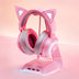 Glowing cat earphones