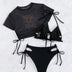 Bikini Three Piece Swimsuit Women Douson Odeh