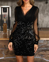 Sexy hip wrap dress