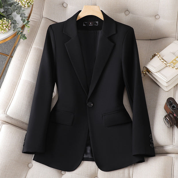Women's Short Spring High-grade Temperament Casual Suit Top