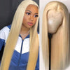 Golden Long Straight Lace Front Wig