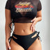 Bikini Three Piece Swimsuit Women Douson Odeh