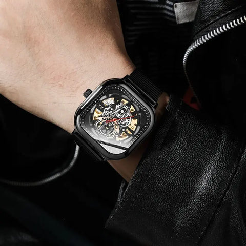 Men's Fashion Skeleton Automatic Mechanical Watches Douson Odeh