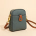 Lychee Pattern Mobile Phone Bag Small High Quality Leather Crossbody Bags For Women Wallet
